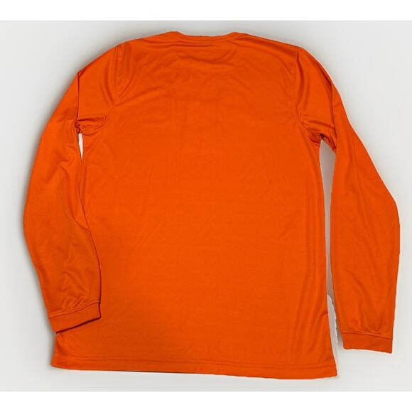 Reese's Pieces Mens T-Shirt Size M Reeses Puffs Candy Logo Long Sleeve Orange - Picture 3 of 12